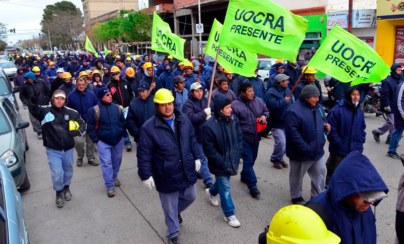 La Uocra, en alerta ante pérdida de puestos de trabajo por la paralización de la obra pública