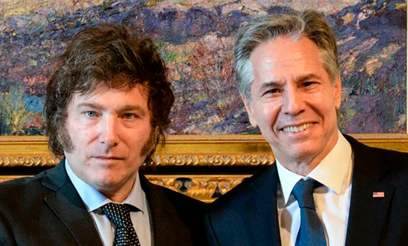 Milei recibió a Blinken, quien expresó que Estados Unidos quiere ser socio de Argentina
