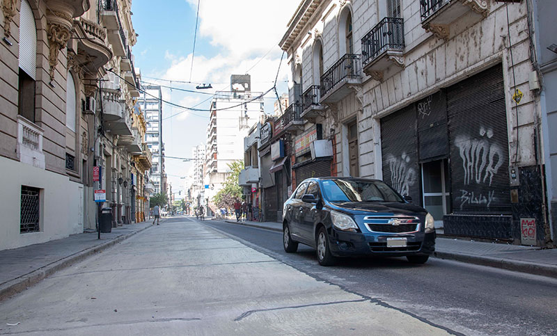 Habilitaron el tránsito de calle Maipú entre Rioja y Córdoba