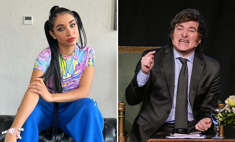 Con información falsa, Milei ahora eligió atacar a María Becerra