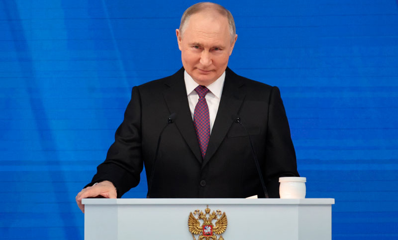 Putin advierte otra vez a EE.UU. y sus aliados del riesgo “real” de una guerra nuclear por Ucrania