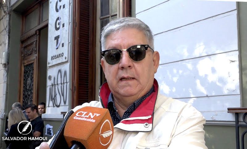 Sergio Galeano, secretario general del sindicato La Fraternidad en Rosario