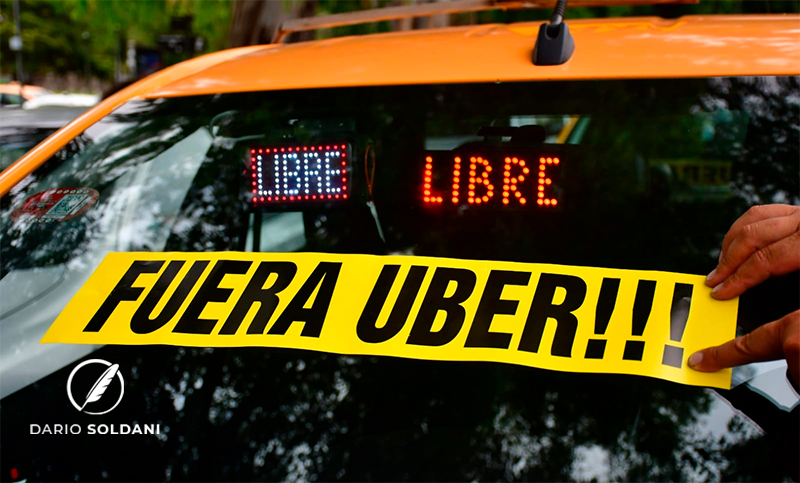 Taxistas advirtieron que la actividad puede desaparecer si se permite el funcionamiento de Uber