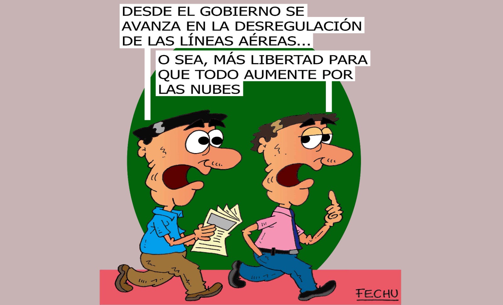 La libertad de aumentar avanza