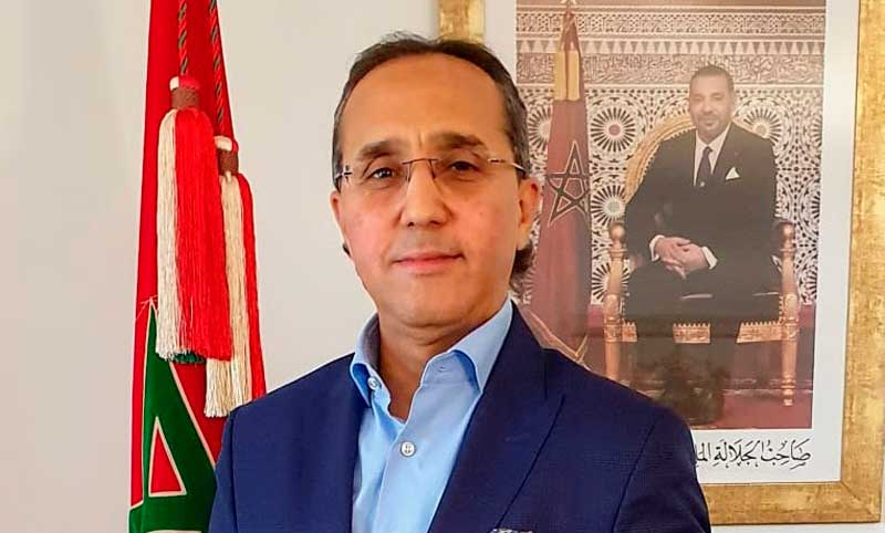 El presidente de la Cámara de Diputados, Martín Menem recibió al embajador de Marruecos