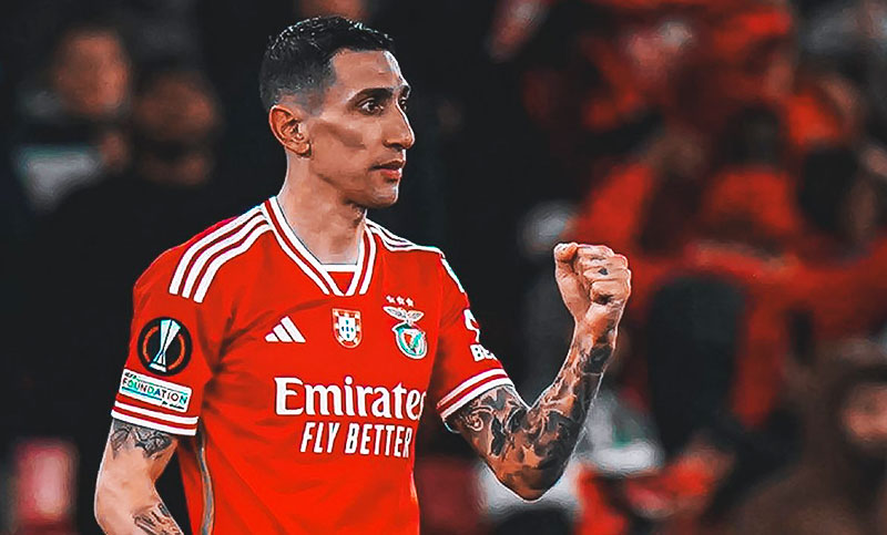 Con Di María de titular, Benfica se clasificó a cuartos de final de la Europa League