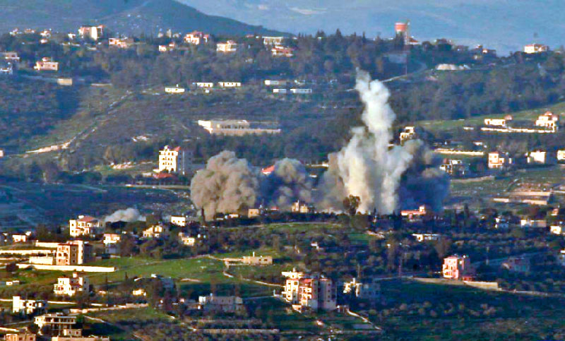 Seis nuevos ataques de Israel contra cuatro poblados en el Líbano dejan tres muertos y tres heridos