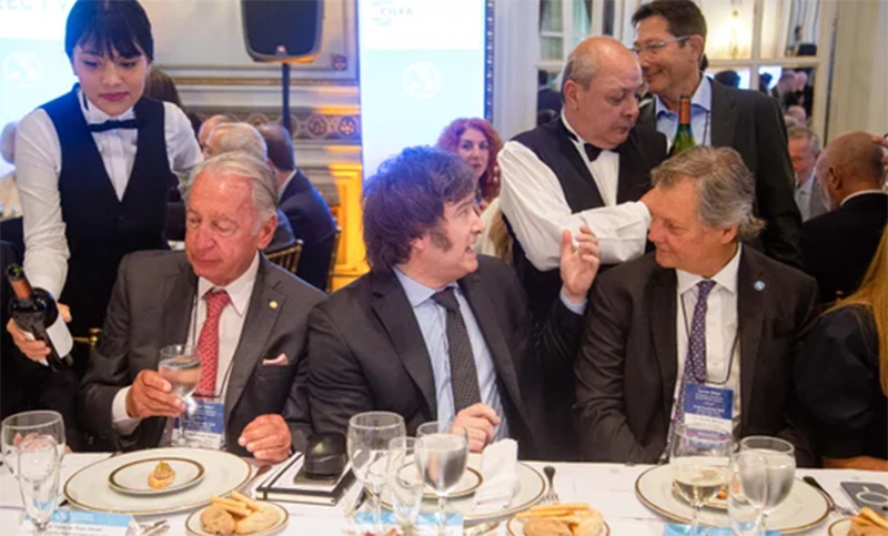 Milei recibe a empresarios del Grupo de los Seis en la Casa Rosada