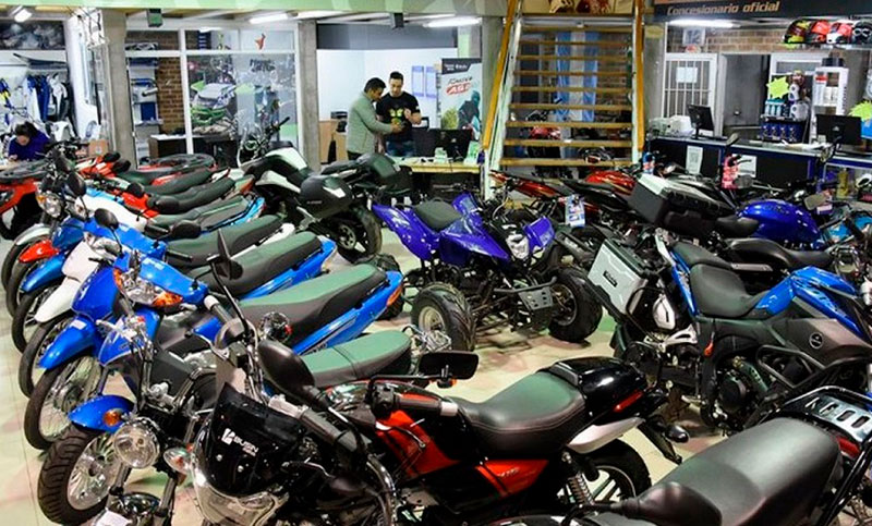 La venta de motos cayó 43,3% interanual en marzo