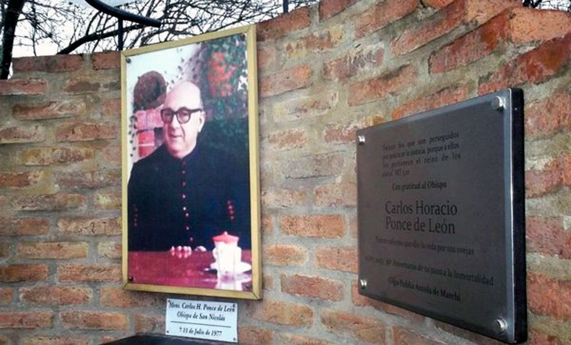 Confirman cambios en la causa por la muerte del obispo Ponce de León