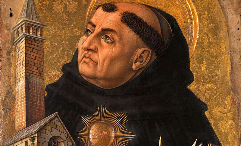 Francisco rinde homenaje a Santo Tomás de Aquino