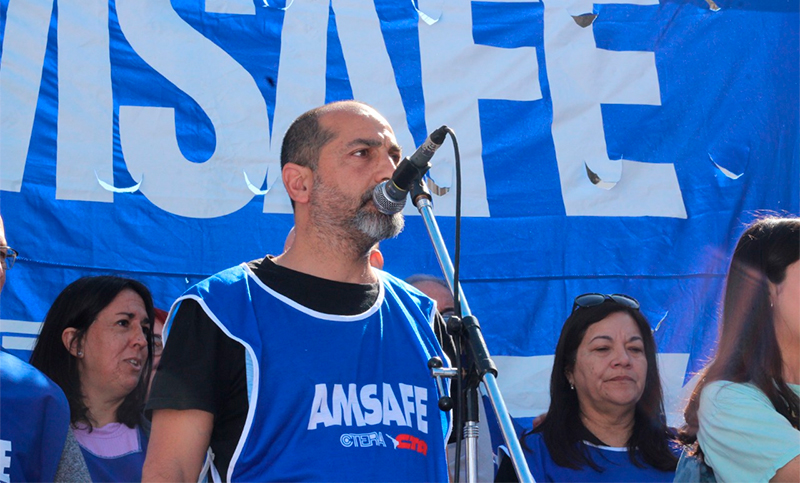 Un referente de Amsafe adelantó que “seguramente” el jueves sea uno de los dos días de paro