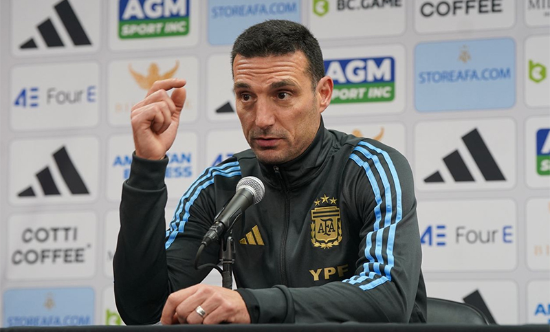 Scaloni confirmó solo a Messi y Di María para la Copa América: “El resto, pico y pala”