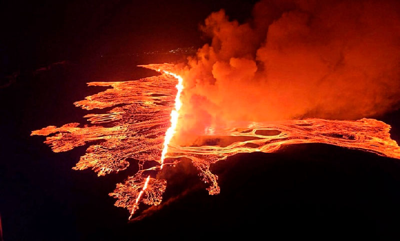 Islandia se declara en emergencia por nueva erupción volcánica