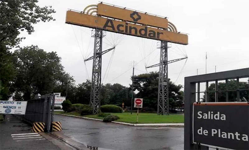Acindar: la planta de Villa Constitución volvió a trabajar, pero la de Rosario se paró por dos semanas