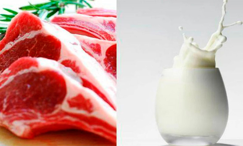 Histórica caída en el consumo de lácteos y carne en medio de la recesión