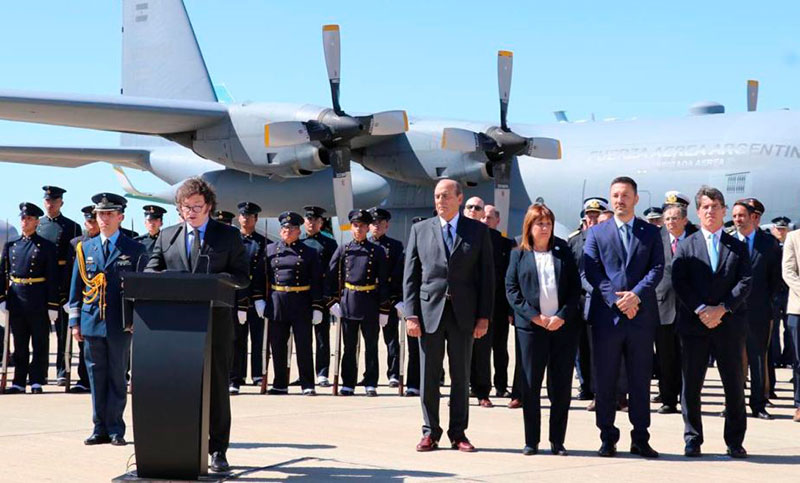 Milei anunció la llegada de un avión que ya estaba en el país desde 2023