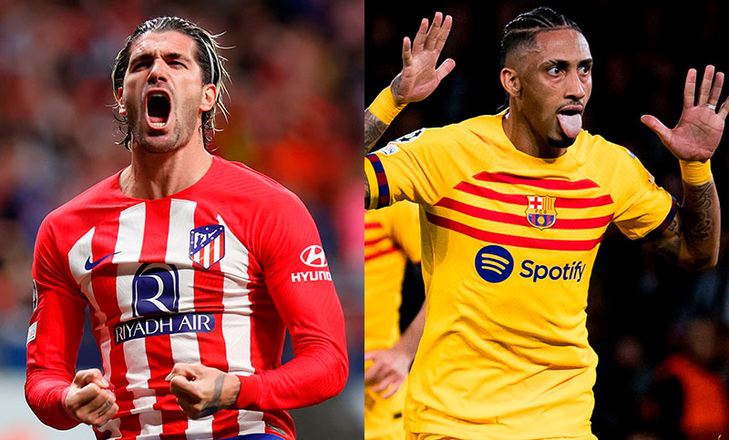 Liga de Campeones: triunfos de Atlético de Madrid y Barcelona