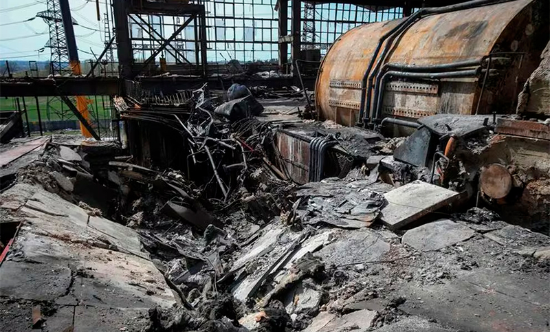Rusia bombardeó nuevamente centrales eléctricas ucranianas