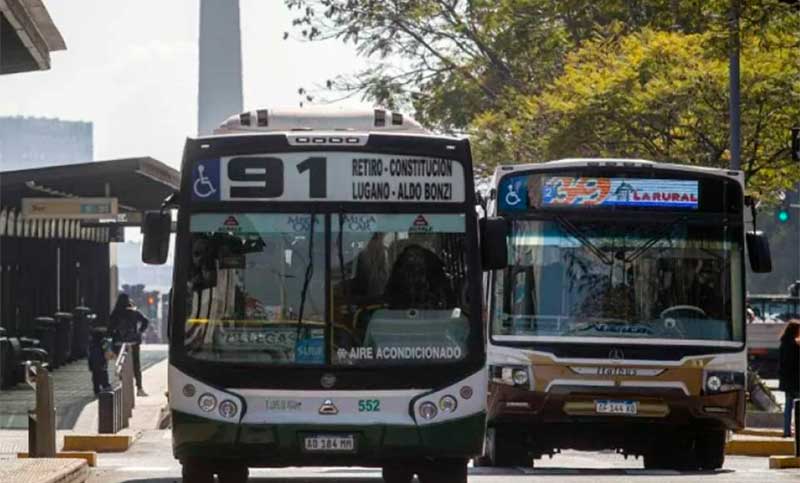 Se levantó el paro de colectivos en el Gran Buenos Aires