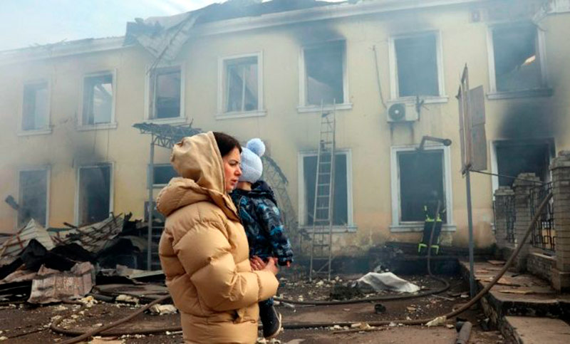 Unicef revela que es alarmante el aumento de víctimas infantiles en Ucrania