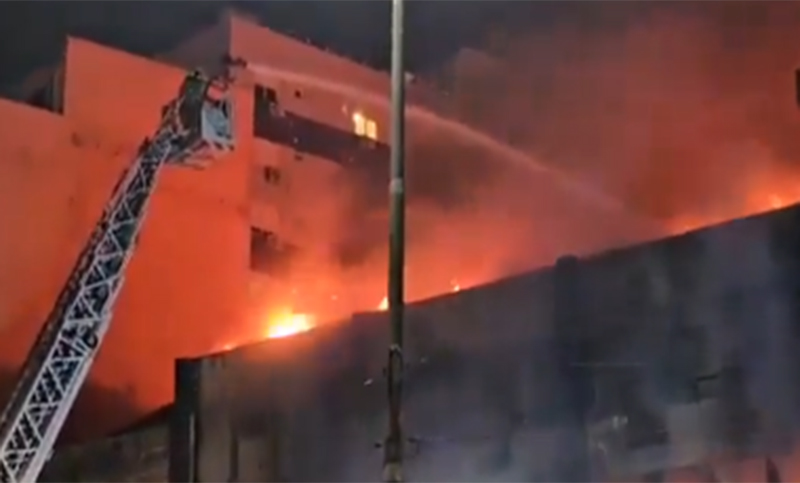 Al menos nueve personas murieron en un incendio en un hotel de Brasil