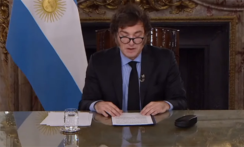 El discurso de Milei, atravesado por mentiras pasadas y presentes