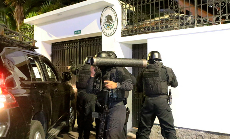 La Policía de Ecuador detuvo al ex vicepresidente Jorge Glas que se encontraba en la Embajada de México