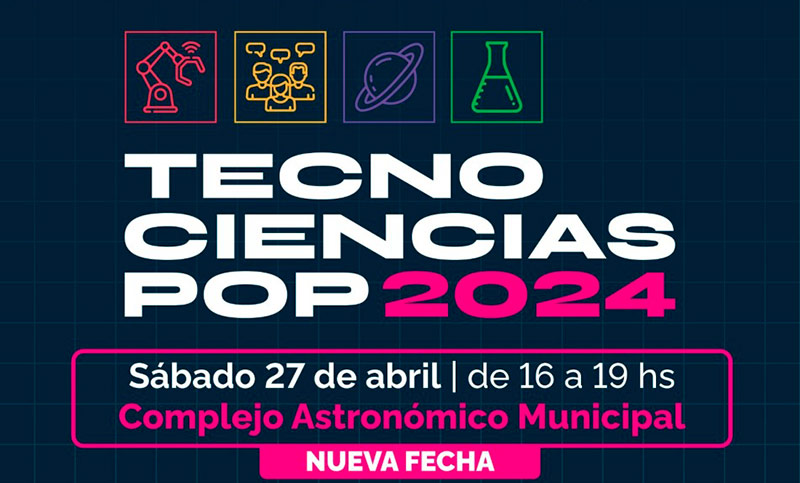 La primera edición de TecnoCiencias Pop, tendrá una jornada de actividades científicas y tecnológicas abiertas a la comunidad en el Complejo Astronómico Municipal. El evento busca difundir entre la ciudadanía la importancia y el valor de contar con desarrollo científico y tecnológico, y con instituciones científicas y académicas públicas, y a la vez fomentar el conocimiento y la curiosidad en torno del trabajo científico.