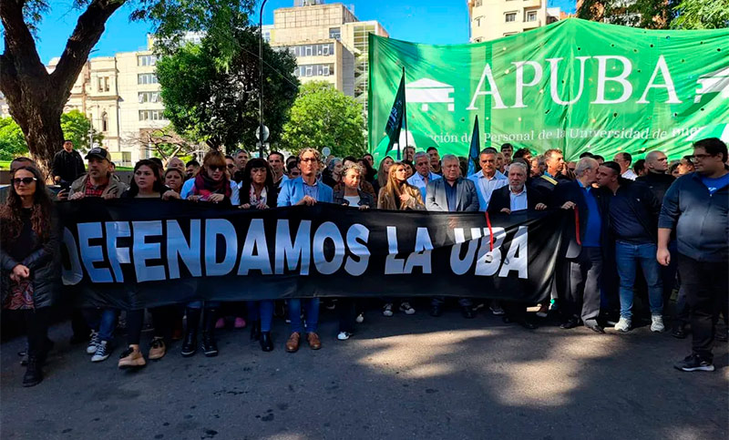 Rector de la UBA: «Si no hay dinero, no nos va a quedar otra que cerrar»