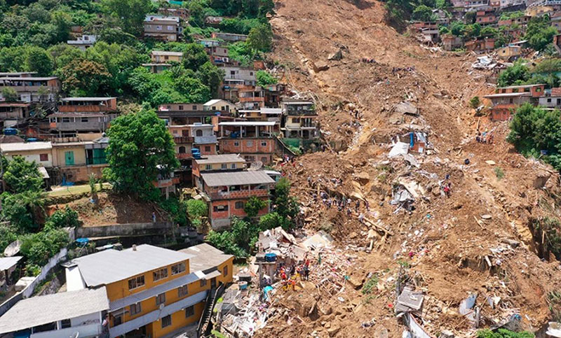 Cinco muertos y 18 desaparecidos por tempestades en Brasil