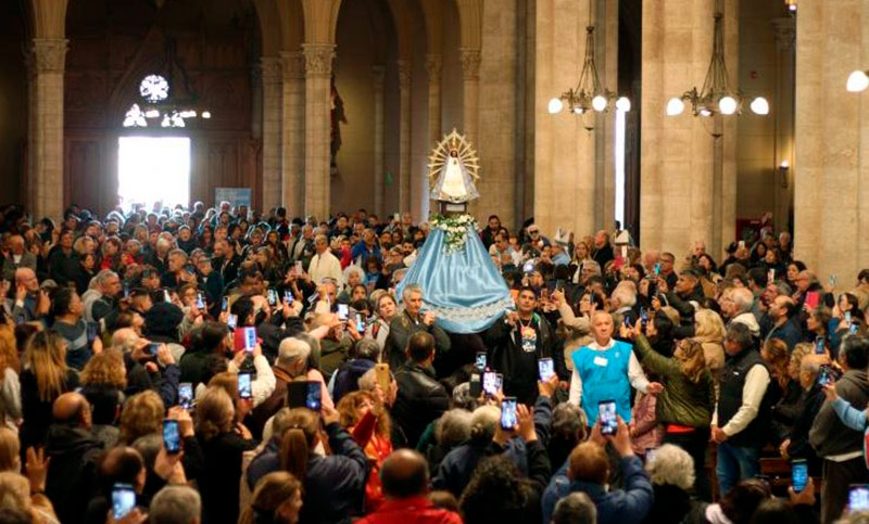 Una multitud celebró el Día de la Virgen de Luján