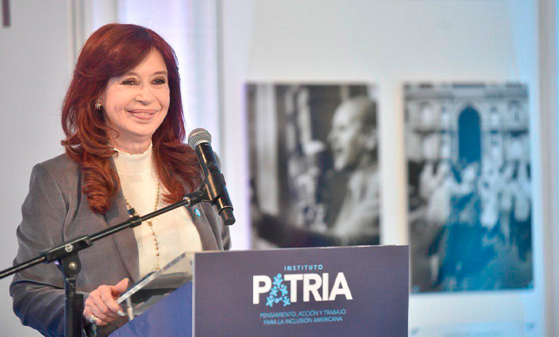 Cristina Fernández de Kirchner: “Estamos en presencia de una fuerza política que tiene un problema con las mujeres”