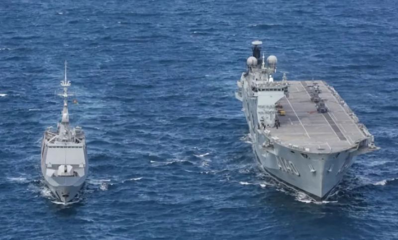 Preocupación por la presencia de buques de guerra franceses en Tierra del Fuego