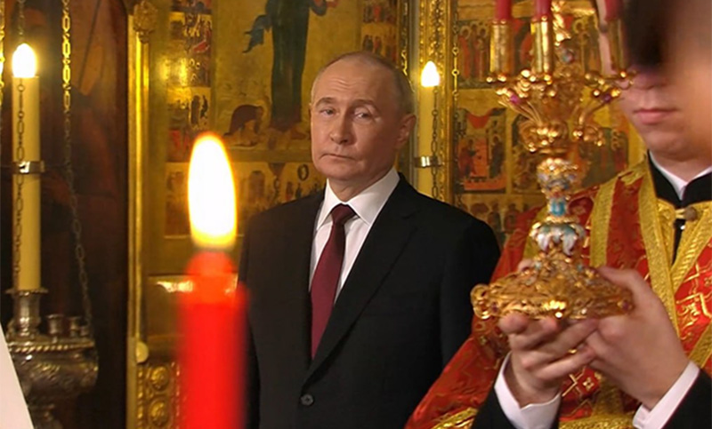 Putin asumió su quinto mandato al frente de Rusia