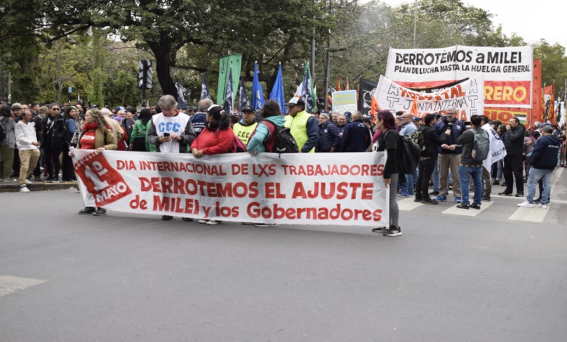 Movilizaciones por el Día del Trabajador: “La calle es la única manera de frenar a Milei”