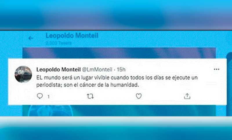 Suspenden por seis meses al abogado que dijo que «el mundo sería un lugar vivible cuando todos los días se ejecute un periodista»