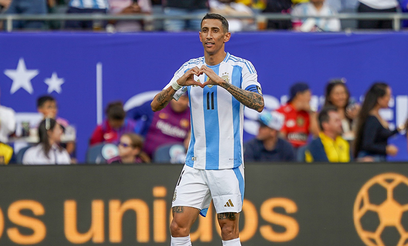 Con gol de Di María, Argentina venció 1 a 0 a Ecuador en su primer amistoso de cara a la Copa América