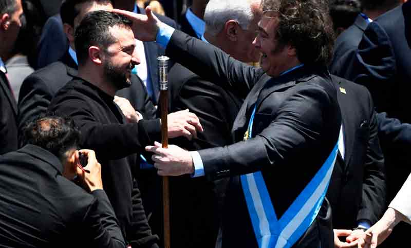 El Gobierno ruso tildó de “acto hostil” el acercamiento de Milei a Zelenski