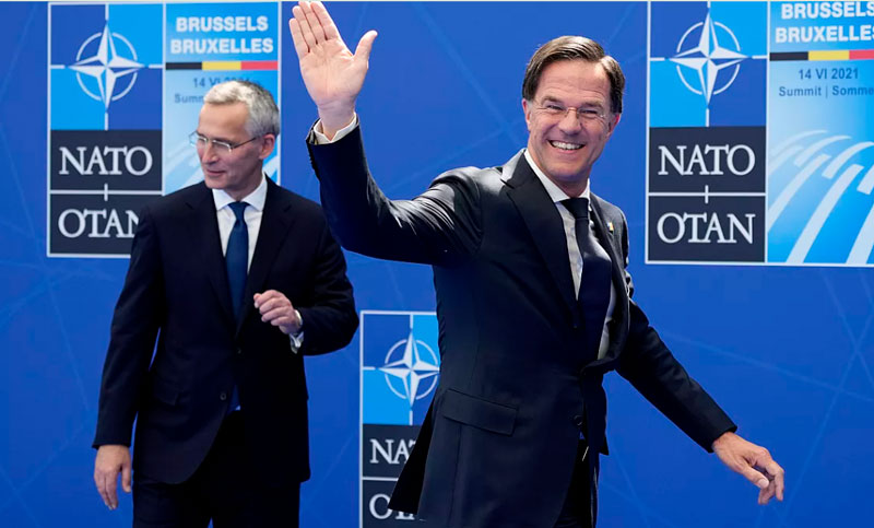 El primer ministro saliente de Países Bajos, Mark Rutte, es nombrado secretario general de la OTAN