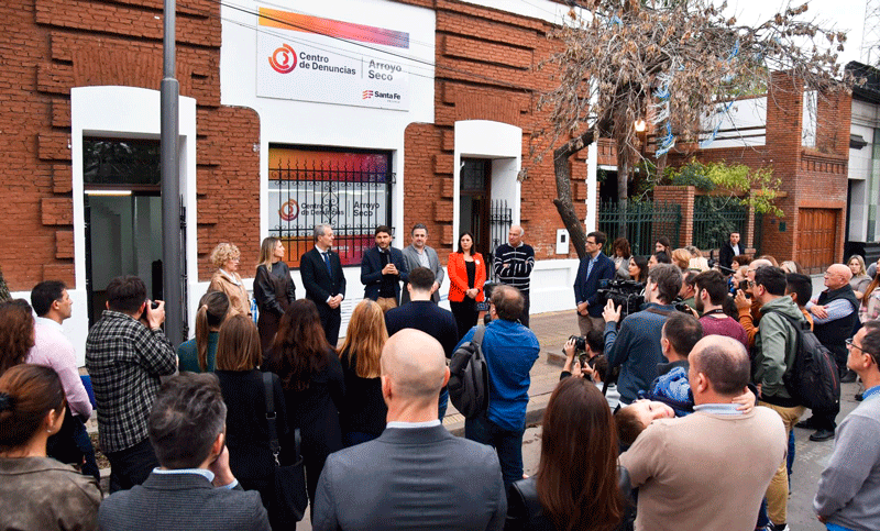 Inauguraron en Arroyo Seco un nuevo Centro de Denuncias de la provincia