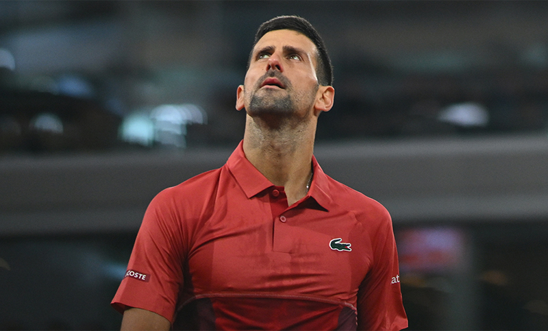 Tras vencer a Cerúndolo, Novak Djokovic se bajó de Roland Garros