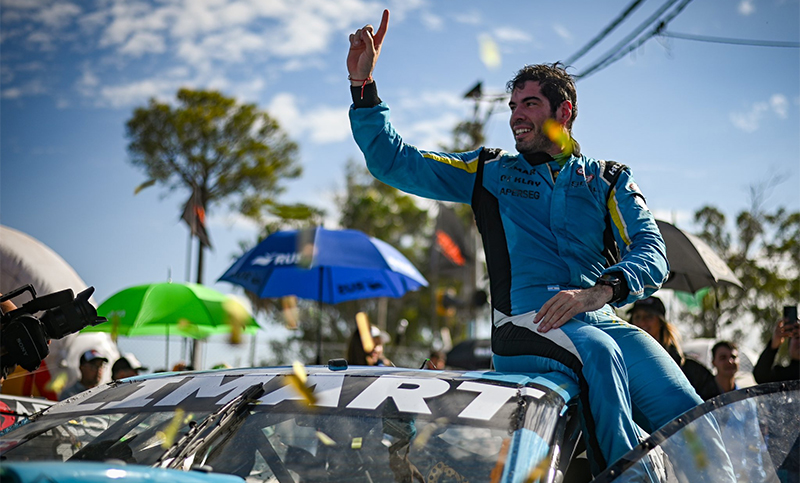 Esteban Gini consiguió su primer triunfo en el TC en Rafaela