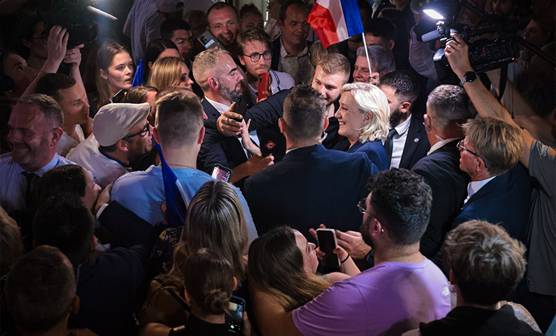 La extrema derecha se impuso en la primera vuelta de las Parlamentarias en Francia