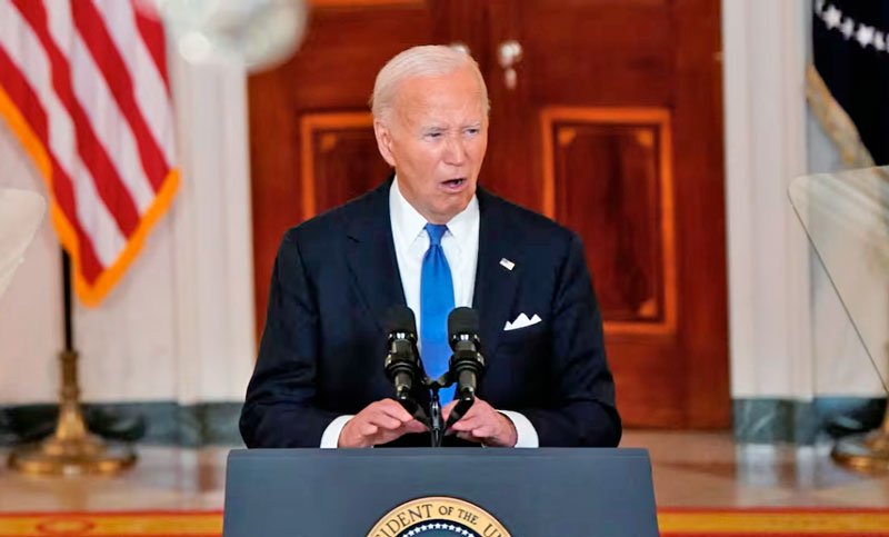 Biden cuestiona el fallo de la Corte Suprema que le dio inmunidad parcial a Donald Trump