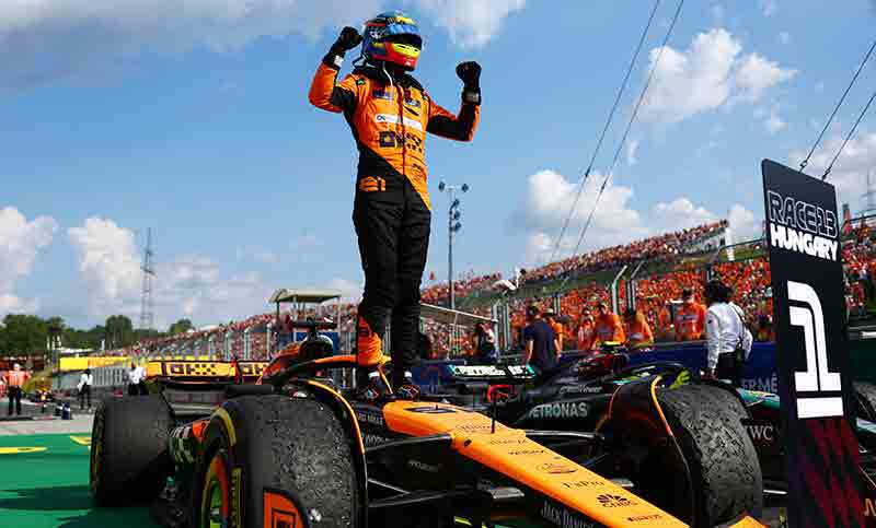 El australiano Piastri se quedó con el Gran Premio de Hungría
