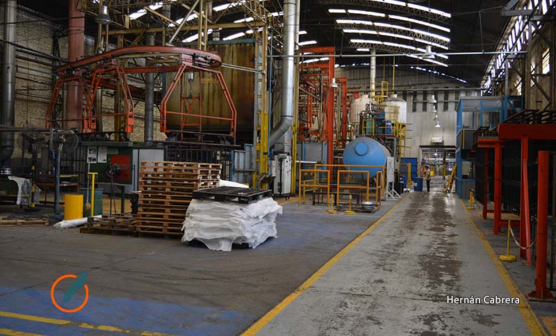La utilización de la capacidad instalada industrial bajó 11 puntos en mayo