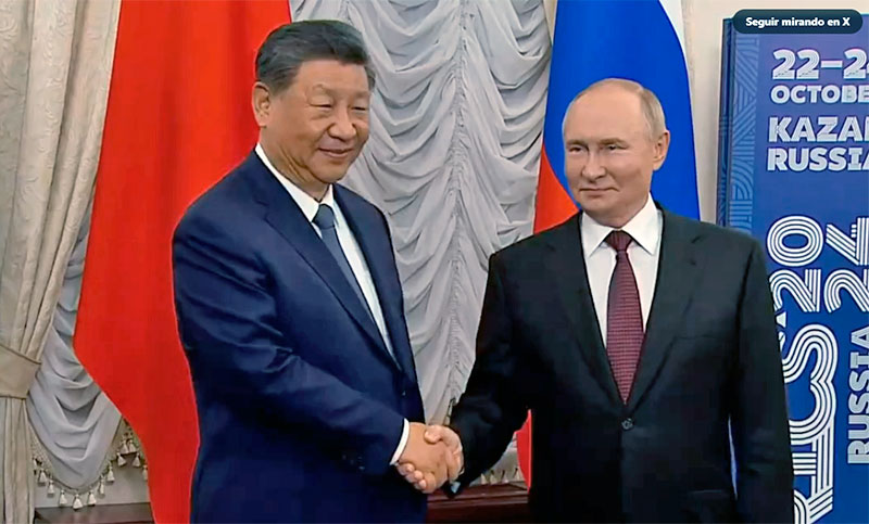 Xi y Putin se reúnen en el marco de la cumbre BRICS: “Las relaciones están en un nivel alto sin precedentes”
