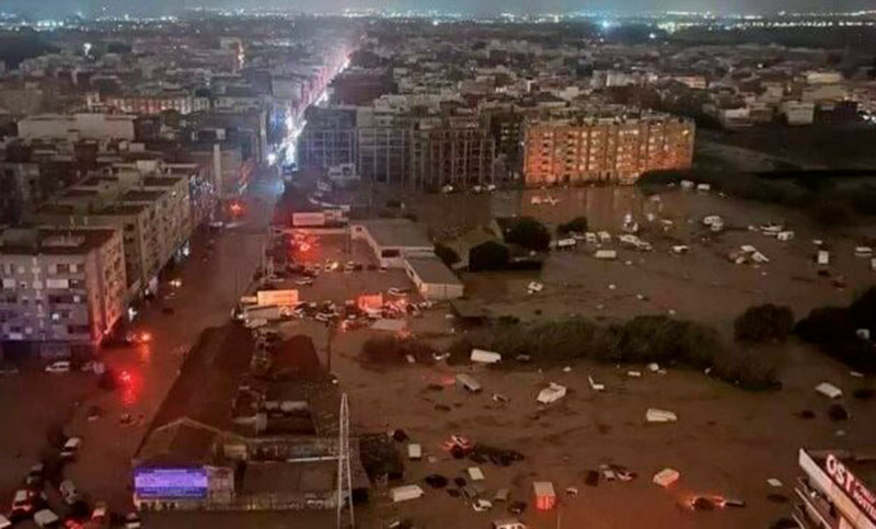 España: ascienden a 158 las muertes por las lluvias torrenciales y las inundaciones en Valencia
