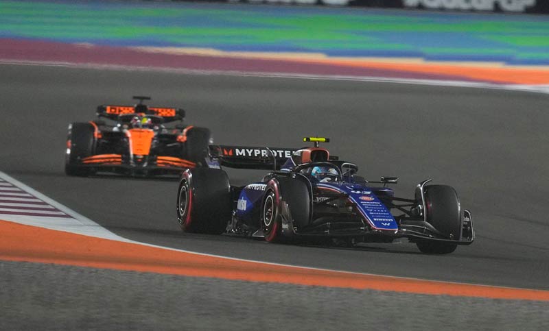 Colapinto quedó eliminado en la Qualy 1 y largará decimonoveno en Qatar